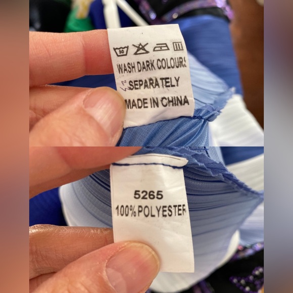 Micropleated blue ombre top - Picture 17 of 17